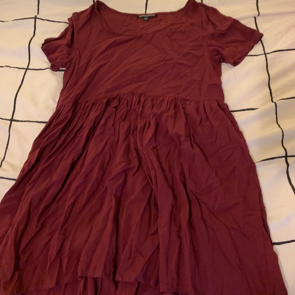 Maroon Brandy Melville dress